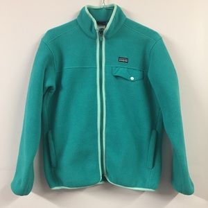 Patagonia Zip up Fleece Jacket Girl Size 12- Large